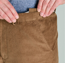 Corduroy Trouser with Adjustable Waist - MT291